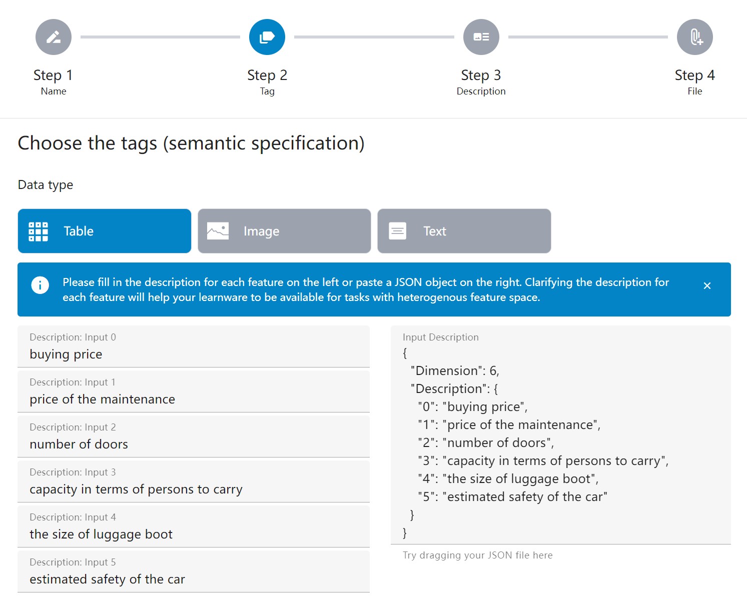 Upload Learnwares via Web Interface | Beimingwu Docs