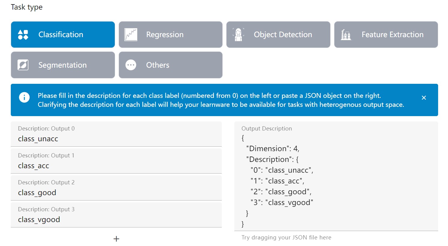 Upload Learnwares via Web Interface | Beimingwu Docs