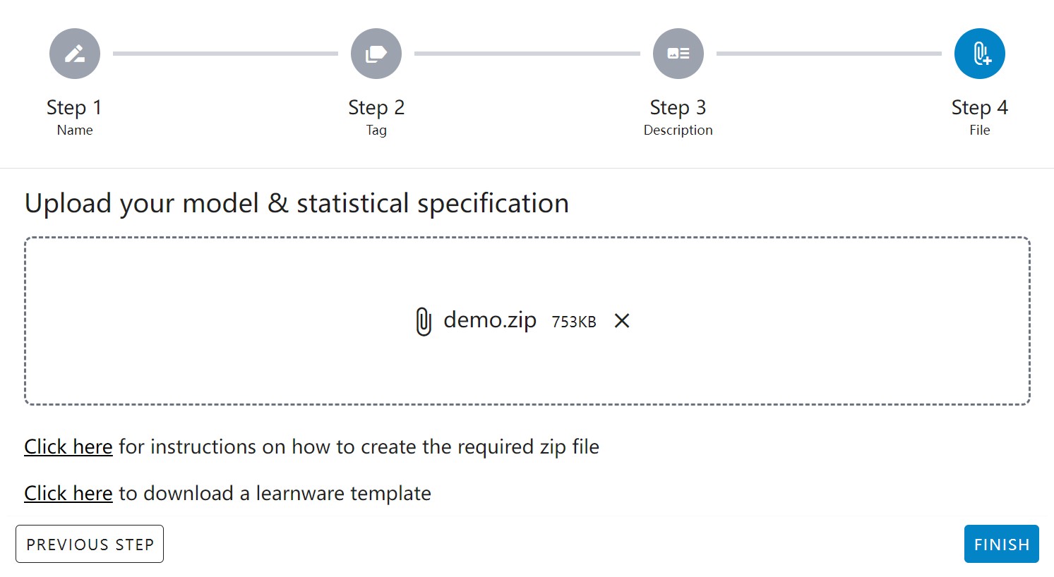 Upload Learnwares via Web Interface | Beimingwu Docs